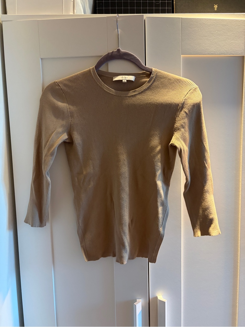 Tibi Giselle Stretch Sweater Circle Pullover
